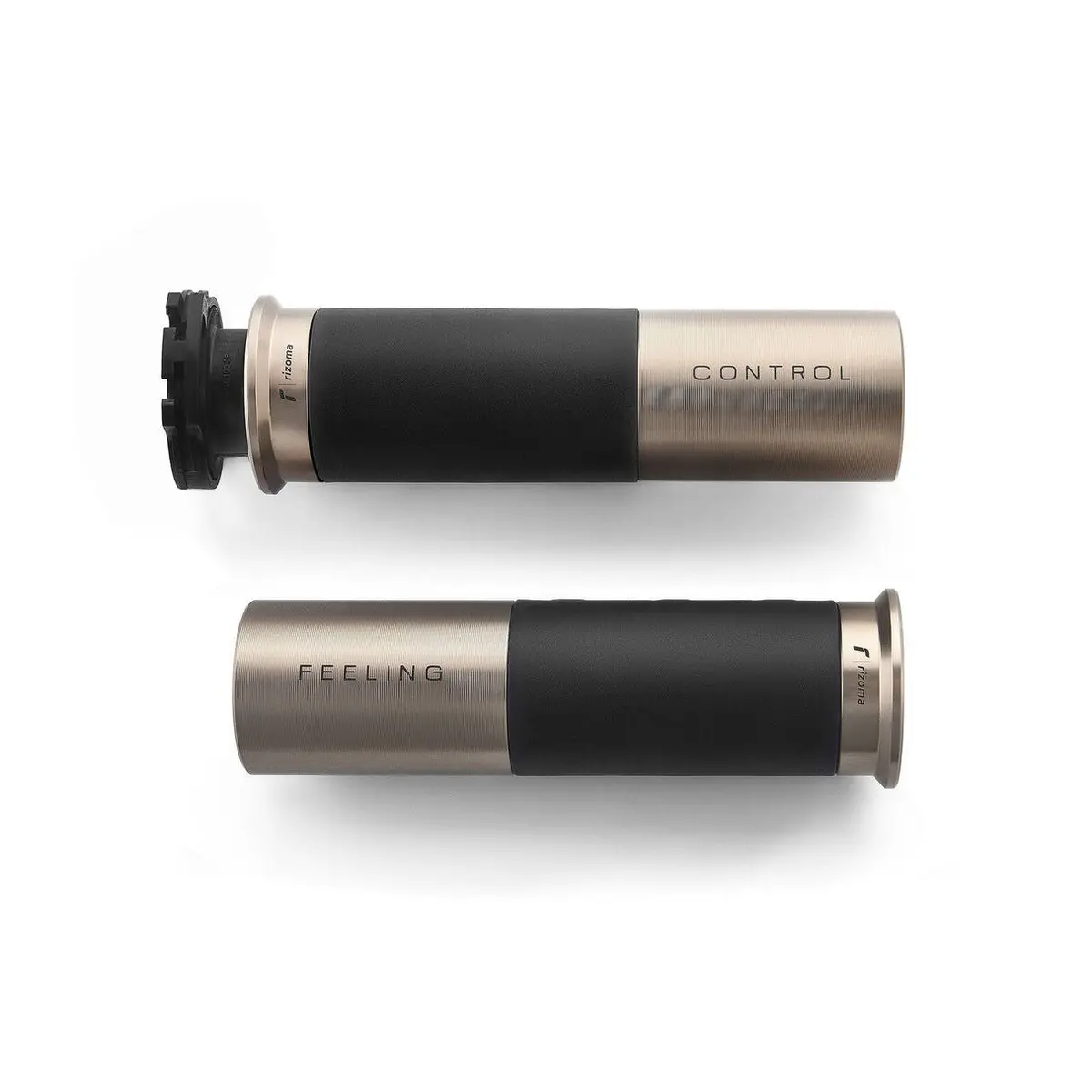 Rizoma Icon Grips Bronze For 7/8" Handlebars 1