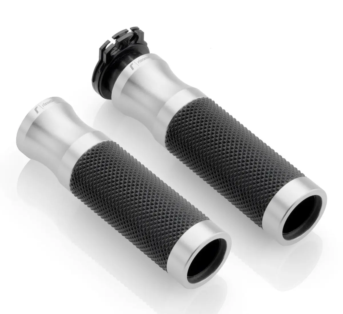 Rizoma Sport Ride By Wire Grips Silver For Ducati Xdiavel S 16-20/Monster 1200/1200 S/Monster 821/Supersport 939/Supersport 939 S 1