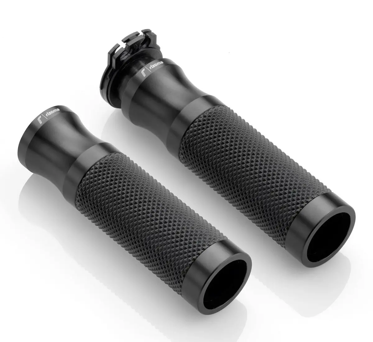 Rizoma Sport Ride By Wire Grips Black For Ducati 1299 Panigale/Panigale S/Triumph Speed Triple 1050 R/S/Street Twin 900/Thruxton R 1