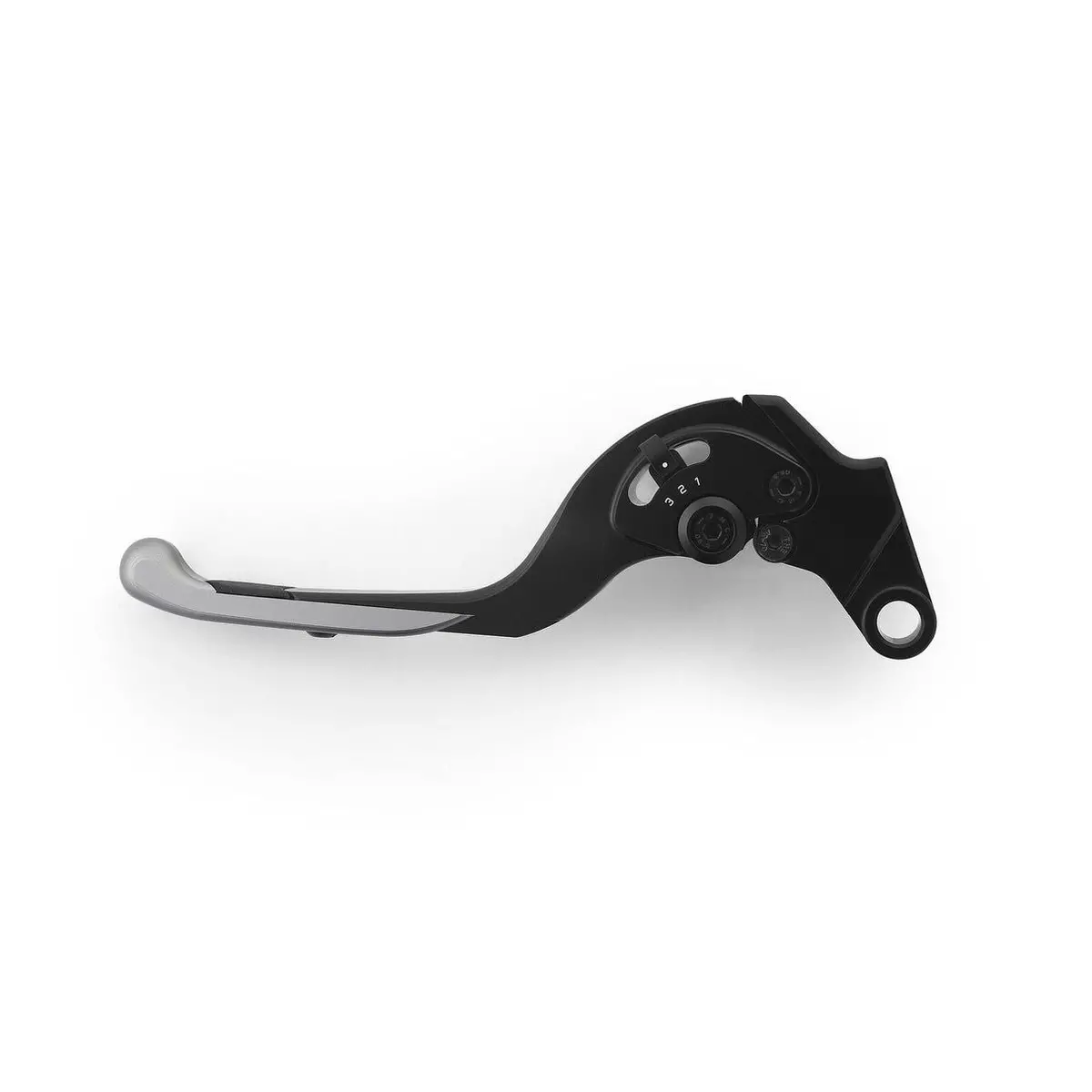 Rizoma Adjustable Plus Clutch Lever Grey/Black For Ducati Models 1