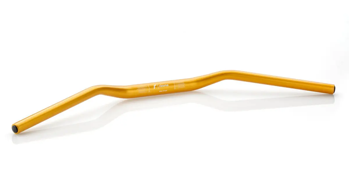 Rizoma Conical Aluminium 22Mm X 28.5Mm X 740Mm X 50Mm Handlebar Gold 1