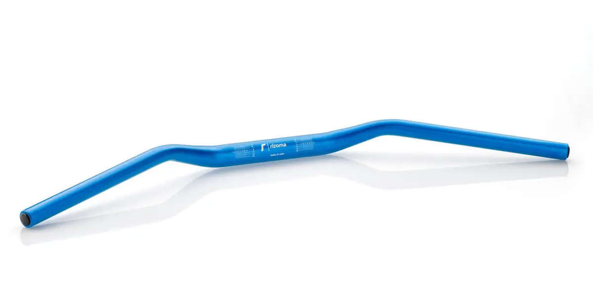 Rizoma Conical Aluminium 22Mm X 28.5Mm X 740Mm X 50Mm Handlebar Blue 1