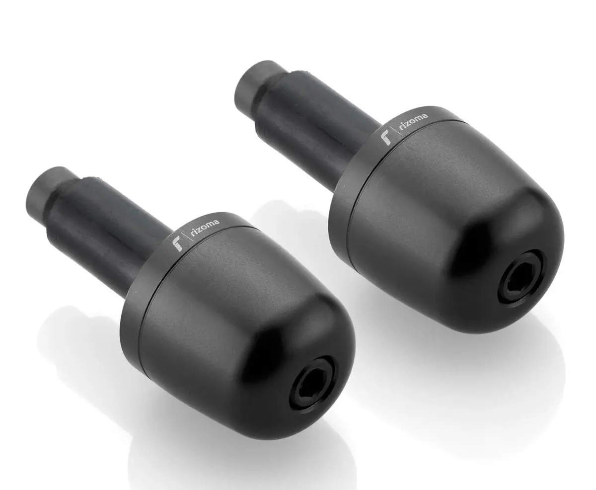 Rizoma Conical Bar Ends Black For 22Mm Handlebars 1