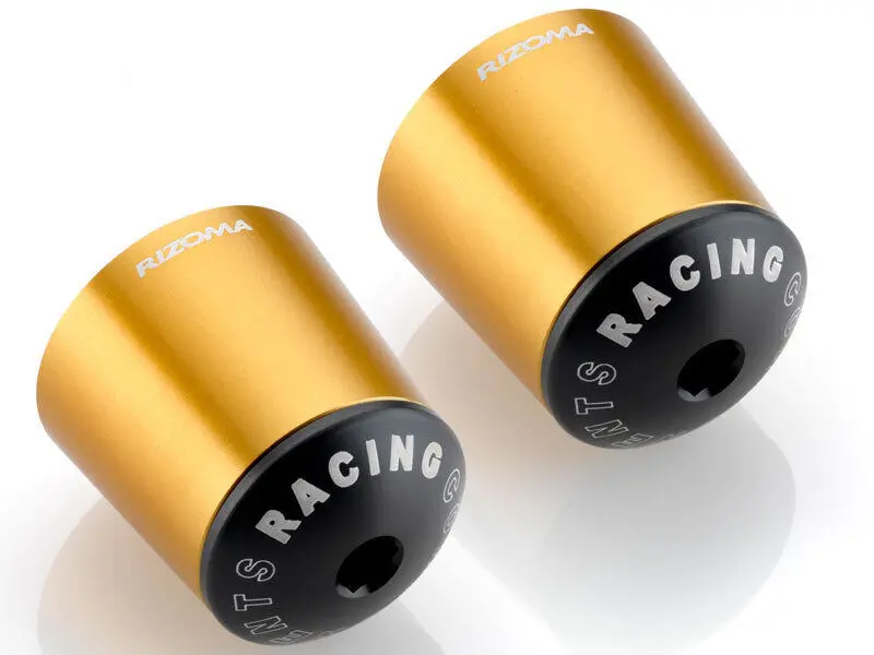 Rizoma Series 510 Conical Bar Ends Gold For Kawasaki Z300/Ninja 300 17-20/Z900 17-20 1