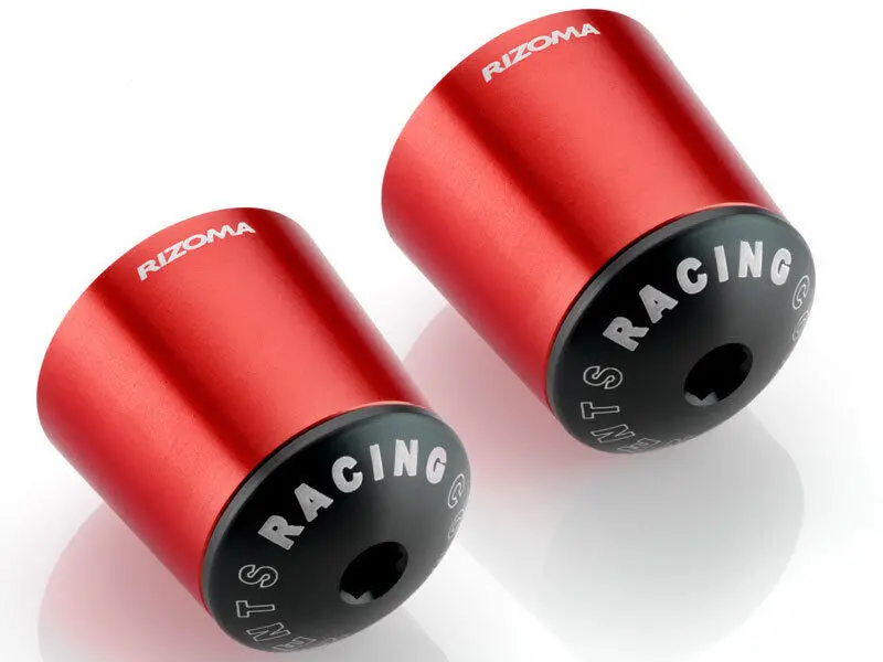 Rizoma Series 510 Conical Bar Ends Red For Kawasaki Z300/Ninja 300 17-20/Z900 17-20 1