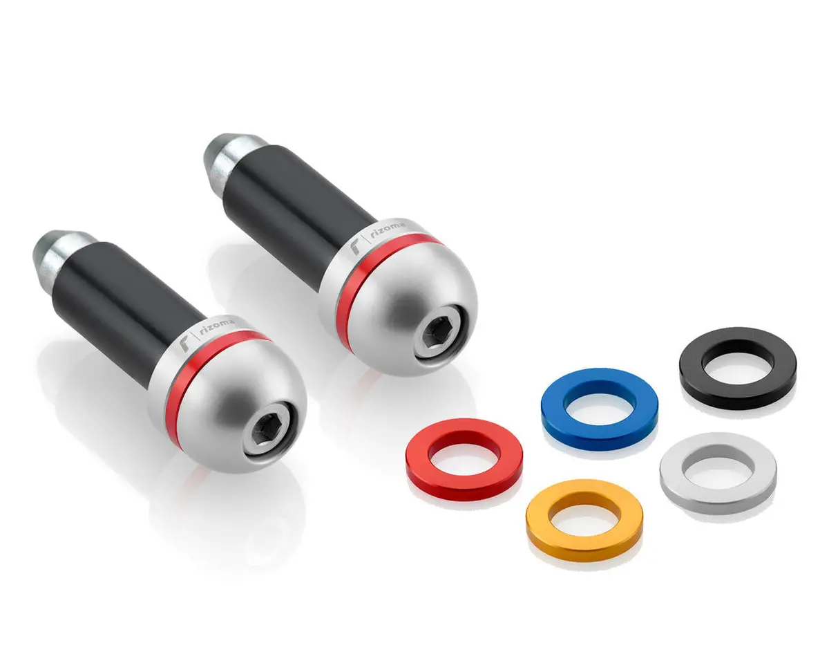 Rizoma Switch Bar Ends Silver For 22Mm Handlebars 1