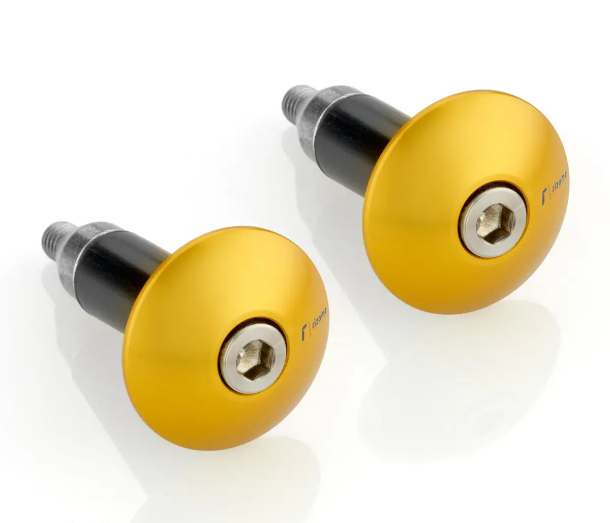 Rizoma Series 531 Bar Ends Gold For 22Mm Handlebars 1