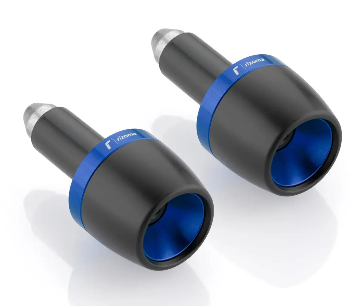 Rizoma Series 532 Conical Bar Ends Blue 1