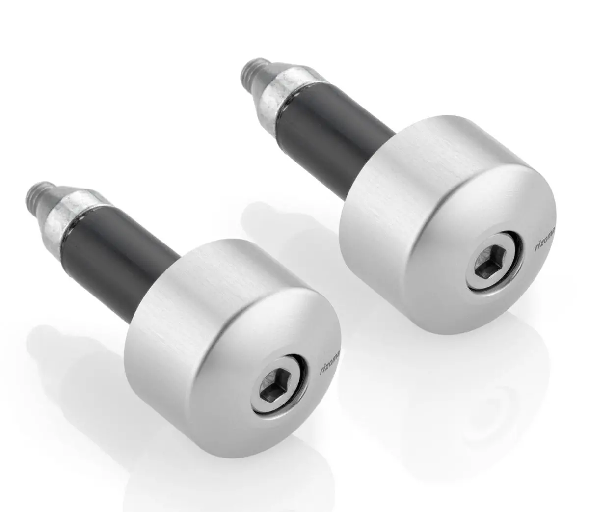 Rizoma Series 534 Bar Ends Silver For 22Mm Handlebars 1