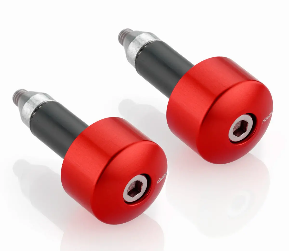 Rizoma Series 534 Bar Ends Red For 22Mm Handlebars 1