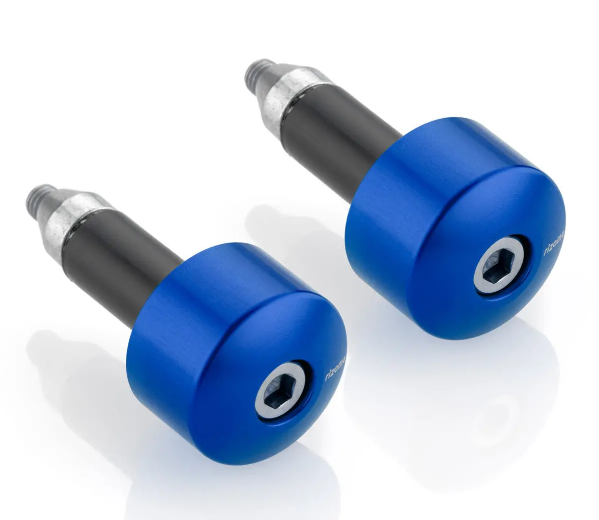 Rizoma Series 534 Bar Ends Blue For 22Mm Handlebars 1