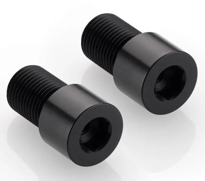 Rizoma Handlebar Weight Adapter Black For Most Yamaha Models 1