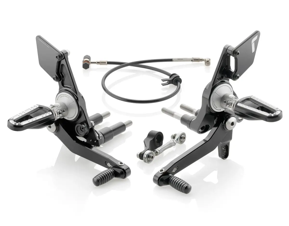 Rizoma Evo Rear Set Controls Black For Ducati Xdiavel S 16-20 1