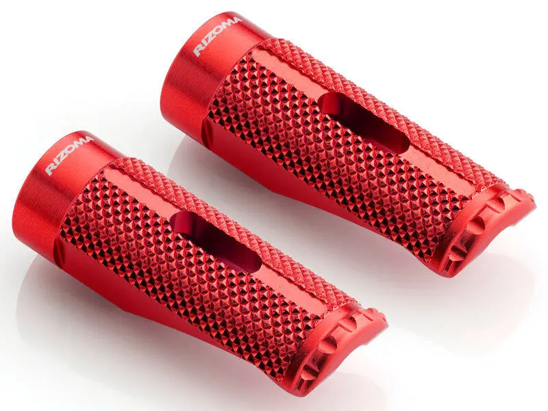 Rizoma Pro Rider/Passenger Footpegs Red For Bmw/Harley-Davidson/Honda/Kawasaki/Ktm/Suzuki/Triumph/Yamaha 1