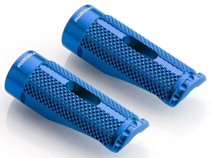 Rizoma Pro Rider/Passenger Footpegs Blue For Bmw/Harley-Davidson/Honda/Kawasaki/Ktm/Suzuki/Triumph/Yamaha 1