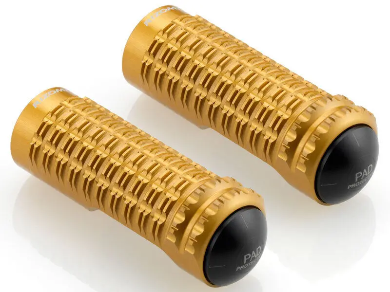 Rizoma B-Pro Rider/Passenger Footpegs Gold For Bmw/Harley-Davidson/Honda/Kawasaki/Ktm/Suzuki/Triumph/Yamaha 1