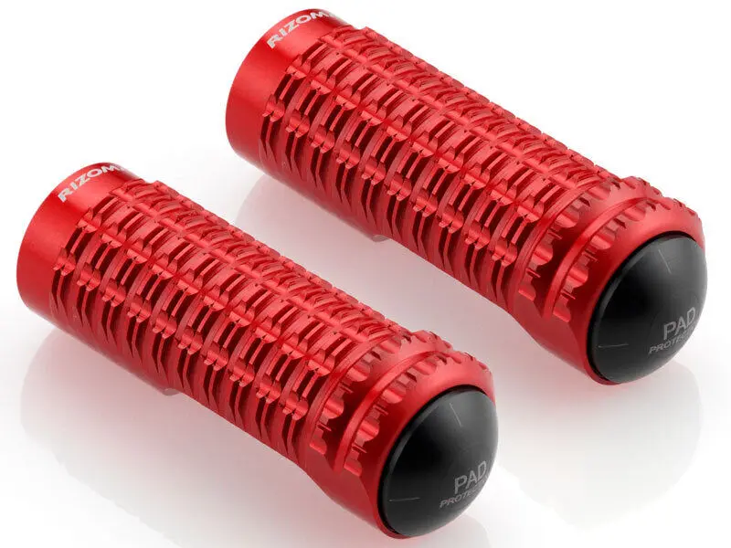 Rizoma B-Pro Rider/Passenger Footpegs Red For Bmw/Harley-Davidson/Honda/Kawasaki/Ktm/Suzuki/Triumph/Yamaha 1