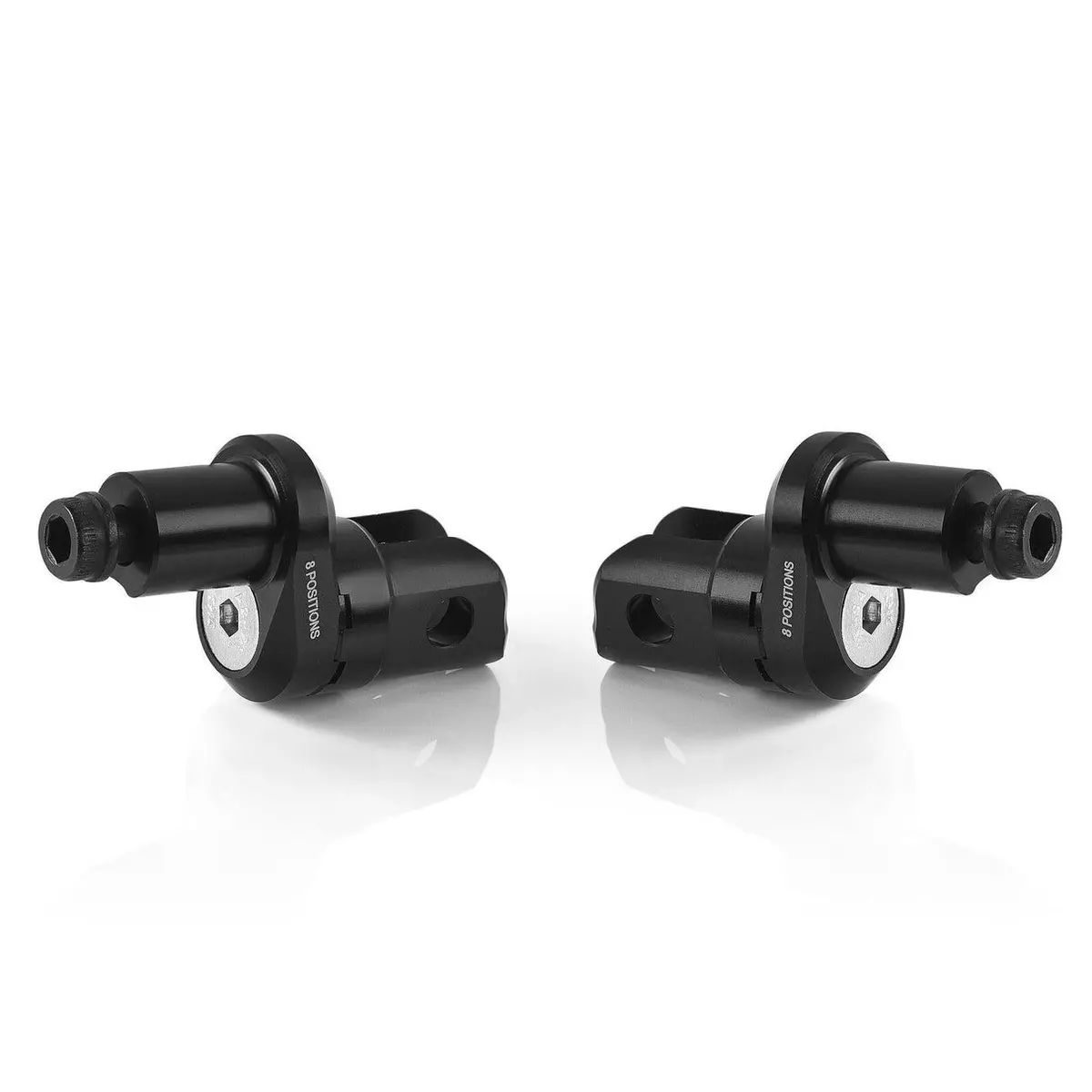 Rizoma Eccentric Rider Peg Mount Kit Black For Honda Cb650r 19-21 1