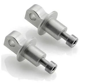 Rizoma Pro/B-Pro/Street Rider Footpeg Adaptors Black For Yamaha Mt-07/Fz-07/Mt-10/Fz-10/Xj6/Xsr700 1