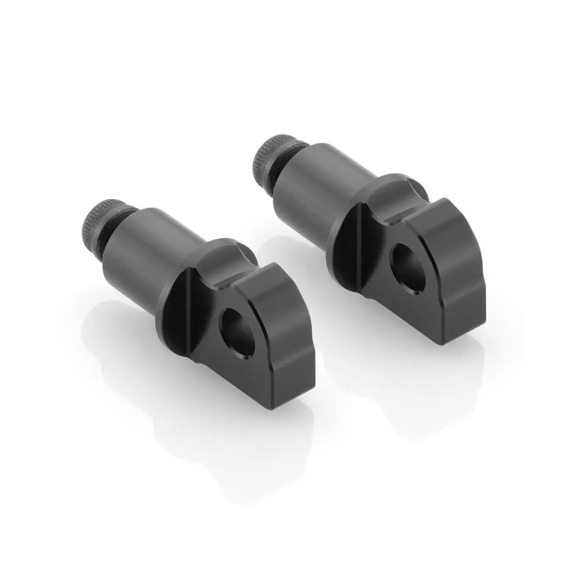 Rizoma Peg Adaptors For Rider Footpegs Black For Harley-Davidson Softail Slim 14-17 1