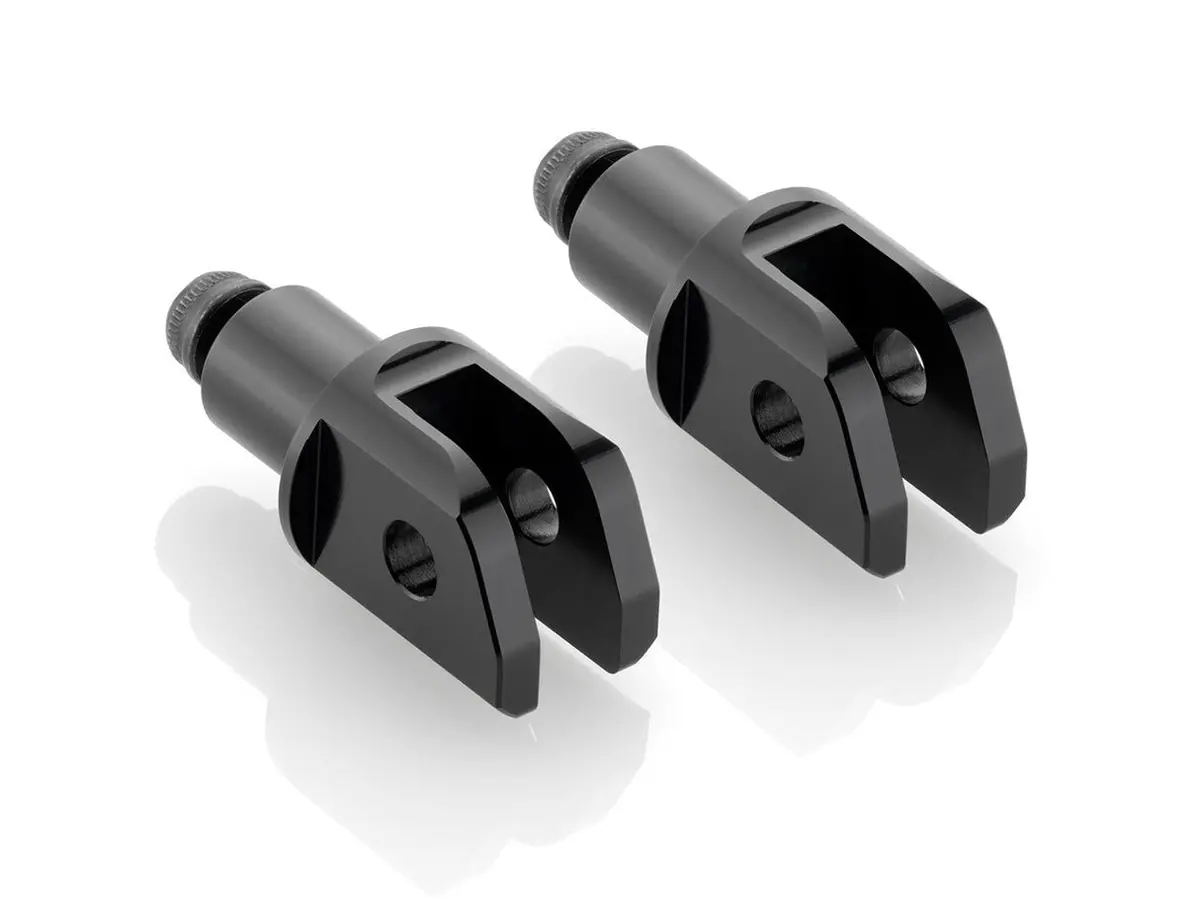 Rizoma Peg Adaptors For Rider Footpegs Black For Harley-Davidson Breakout/Fat Bob/Low Rider/Street Bob/Fxdr 18-20 1