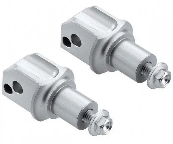 Rizoma Peg Adaptors For Passenger Footpegs Silver For Bmw Some Models 1