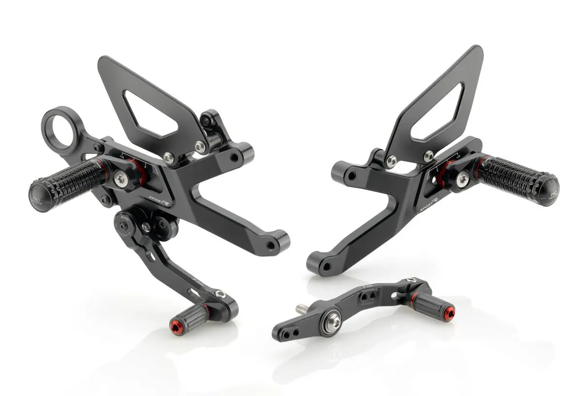 Rizoma Rrc Rear Set Control Kit Black W/Reversible Shift Included For Bmw S 1000 R 17-20/S 1000 Rr 15-18 1