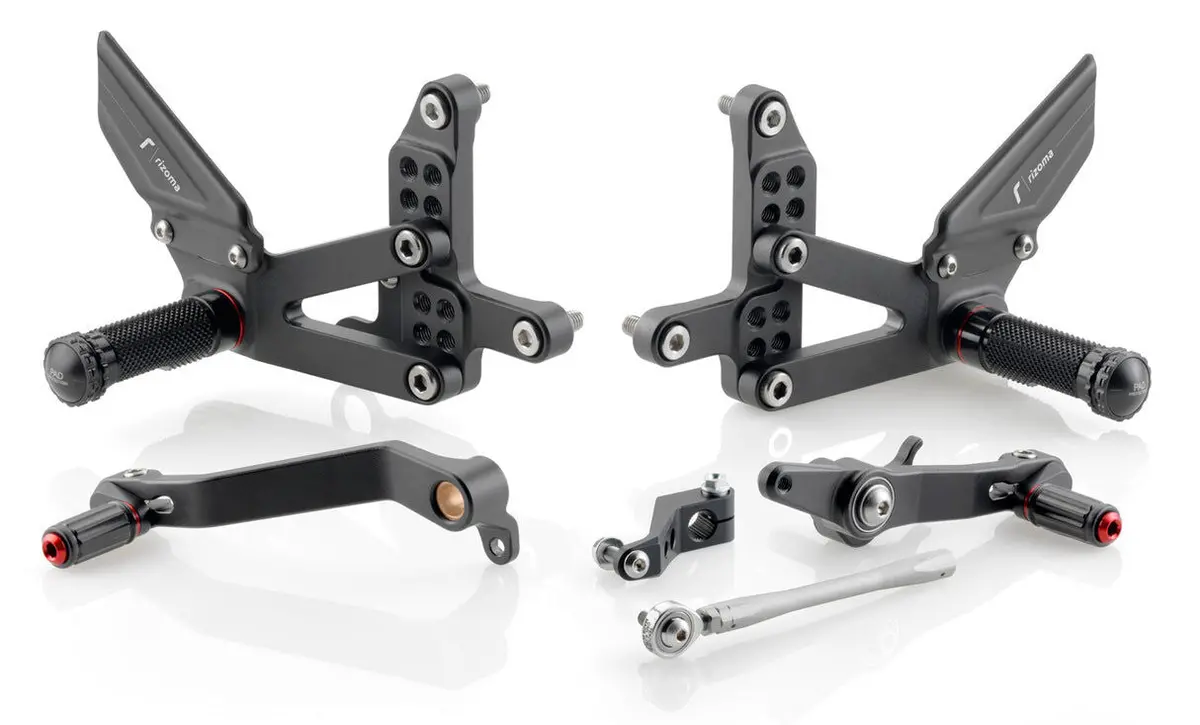 Rizoma Rrc Rear Set Control Kit Black W/Reversible Shift Included For Mv Agusta Dragster 800/Brutale 800/Brutale 675/F3 675 1