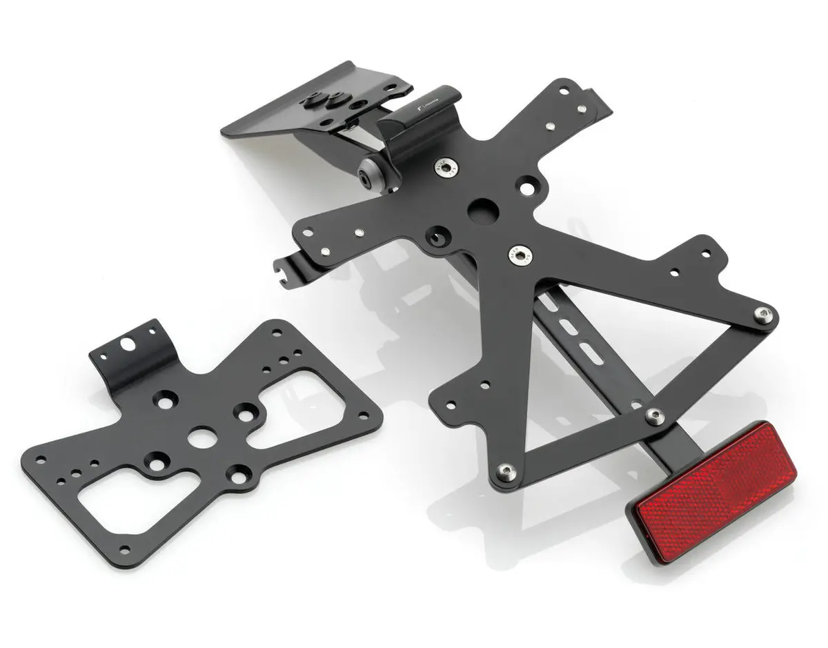 Rizoma Fox License Plate Support Kit Black For Honda Cb 650 F 15-20 1