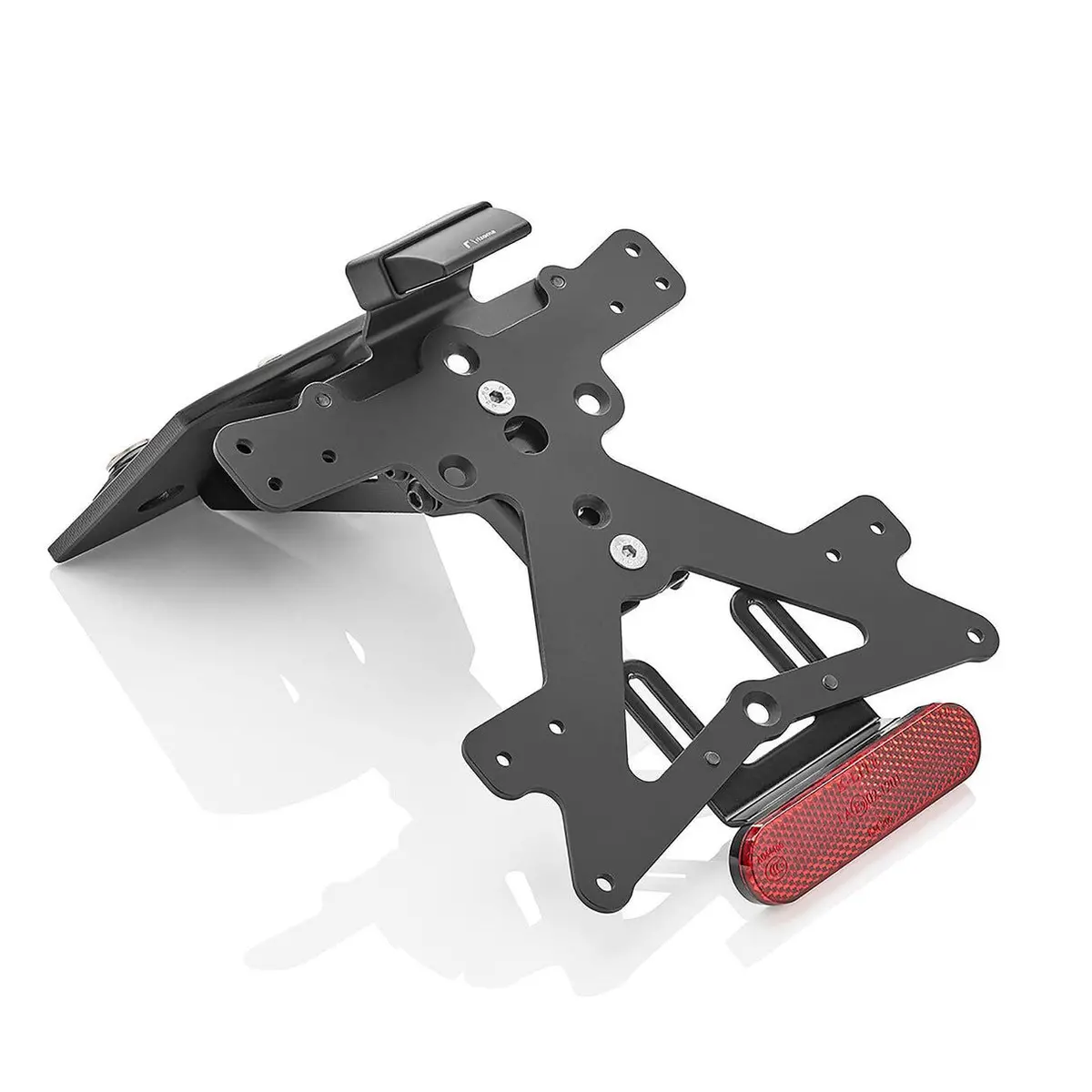 Rizoma Fox License Plate Support Kit Black For Honda Africa Twin 18-19 1