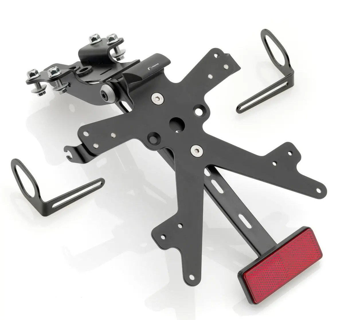 Rizoma Fox License Plate Support Kit Black For Yamaha Mt-07/Fz-07 14 -20 1
