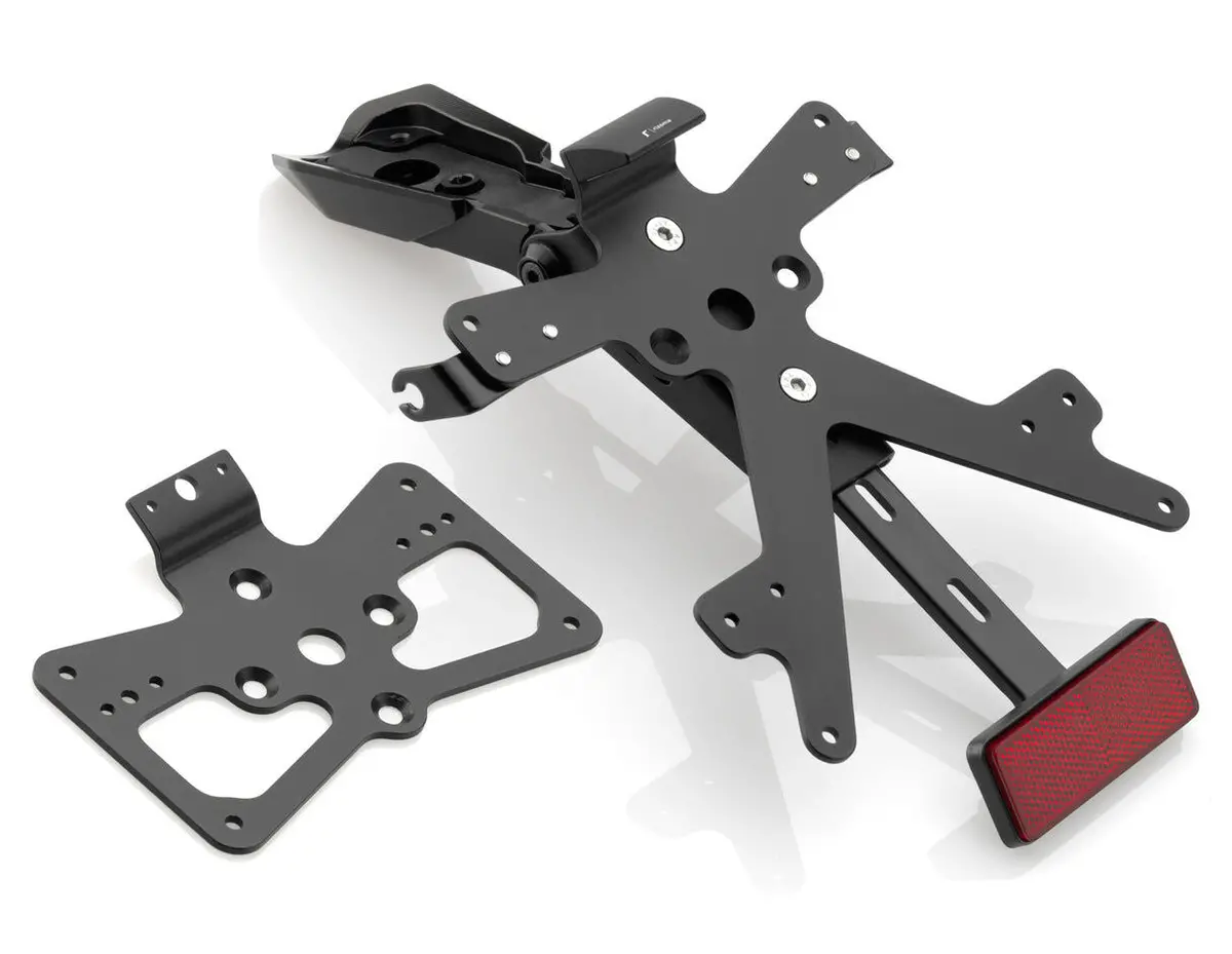 Rizoma Fox License Plate Support Kit Black For Yamaha Yzf-R1 15-20 1
