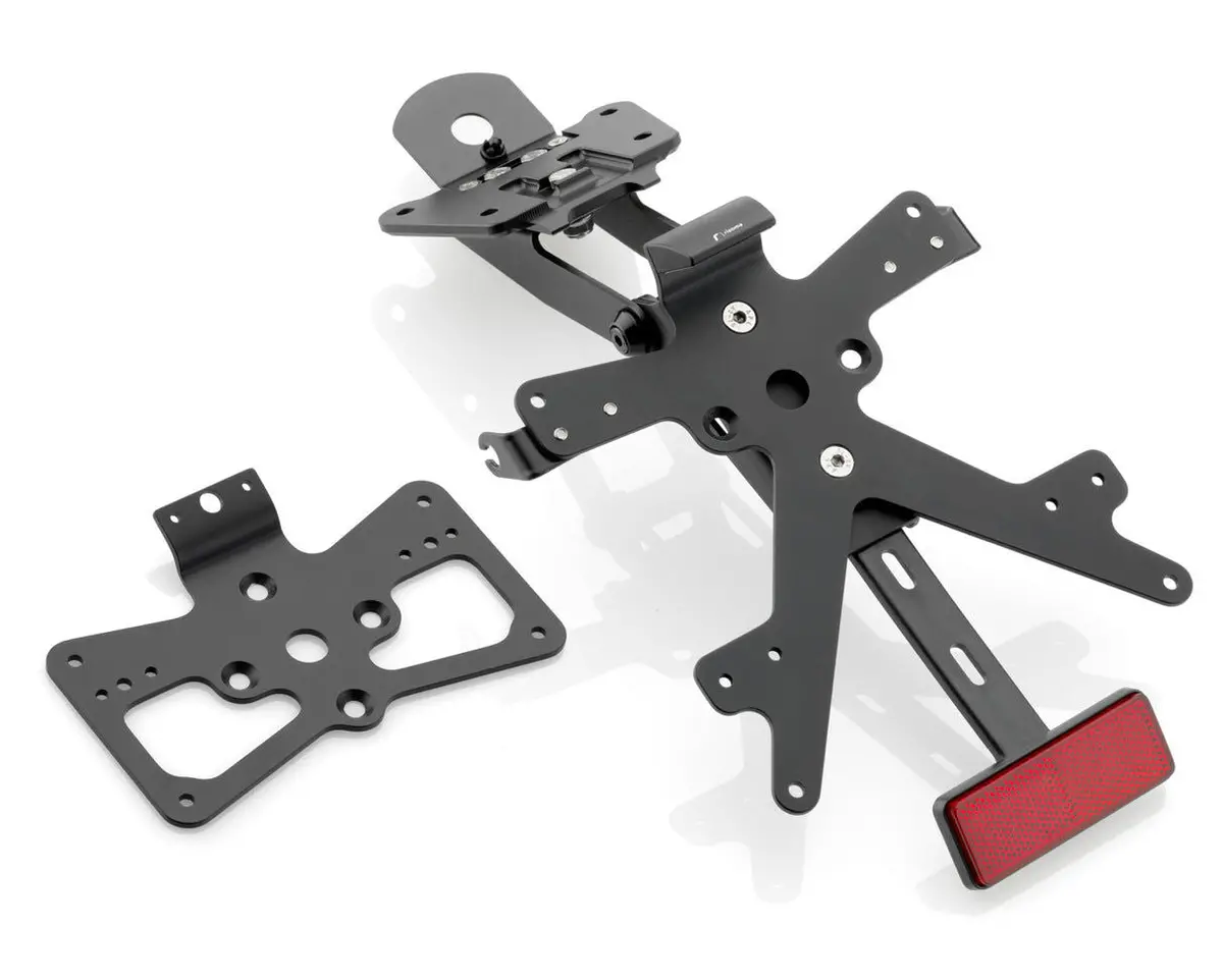 Rizoma Fox License Plate Support Kit Black For Yamaha Mt-10/Fz-10 16-20 1