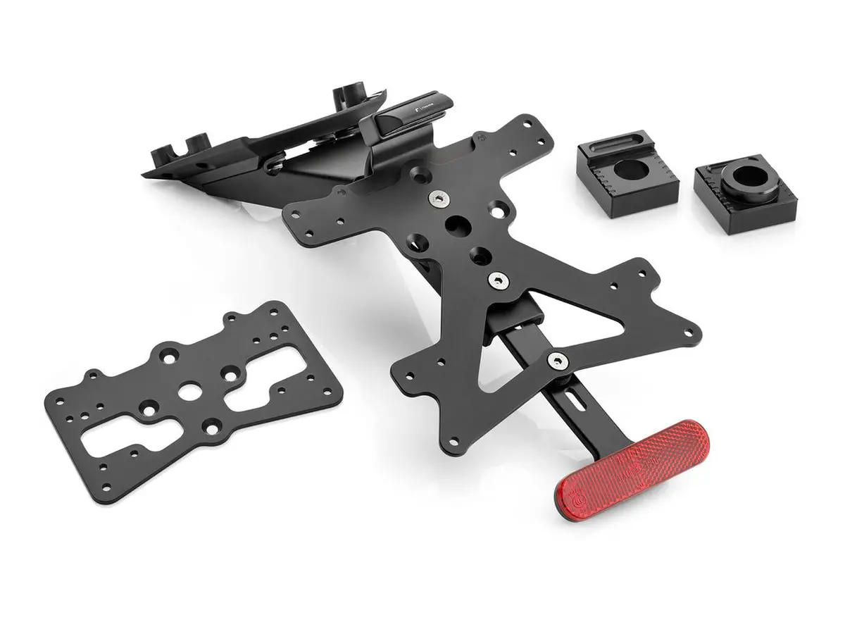 Rizoma Fox License Plate Support Kit Black For Yamaha Mt-09/Fz-09 17-20 1
