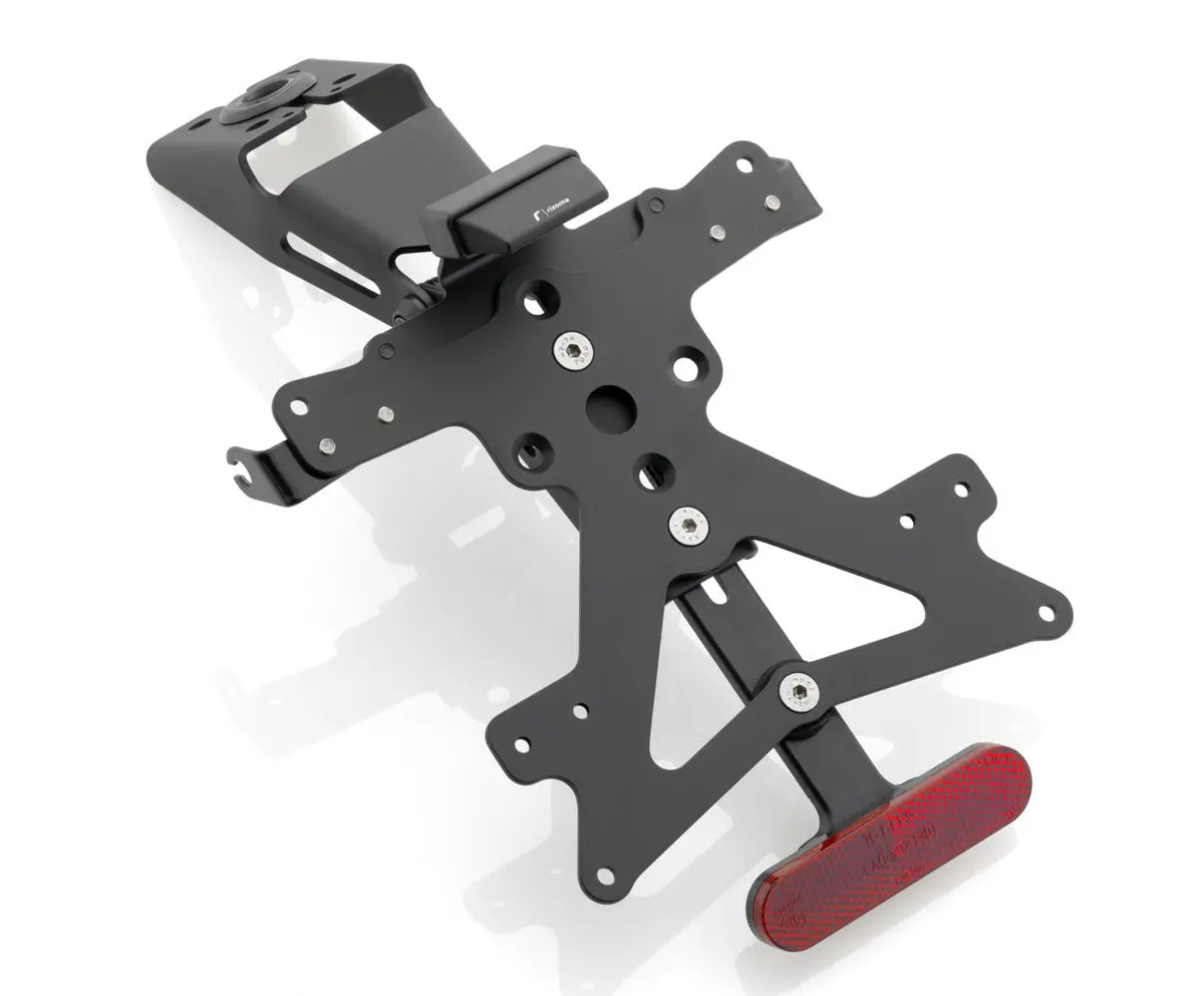 Rizoma Fox License Plate Support Kit Black For Yamaha Yzf-R6 1