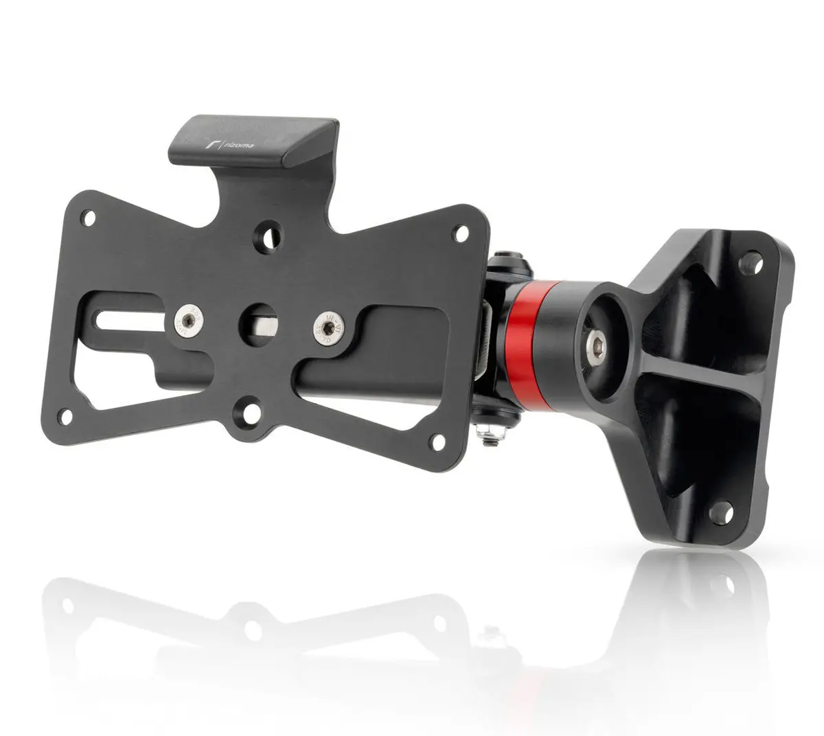 Rizoma Outside Street License Plate Support Kit Black For Ducati Diavel 1