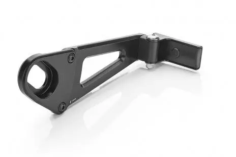 Rizoma Outside Street License Plate Support Kit Black For Harley-Davidson Breakout/Fat Bob/Fat Boy/Softail/Street Bob 18-20 1