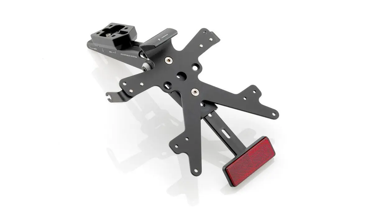 Rizoma Fox License Plate Support Kit Black For Mv Agusta F3 675 12-20 1