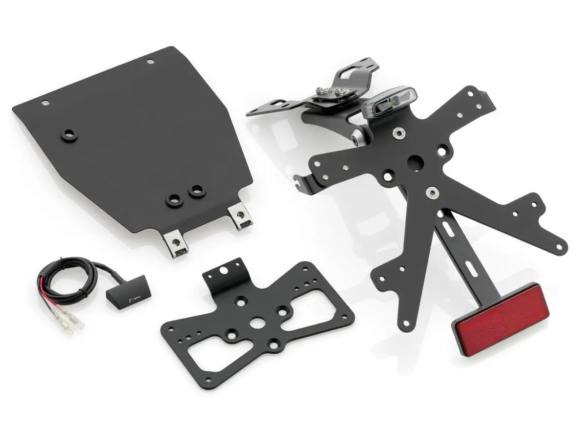 Rizoma Fox License Plate Support Kit Black For Triumph Street Twin 16-20 1