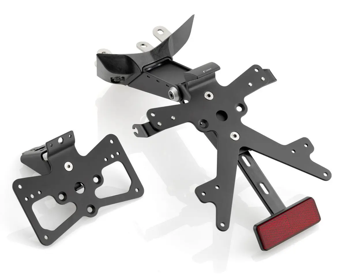Rizoma Fox License Plate Support Kit Black For Ktm 1290 Super Duke R 15-20 1