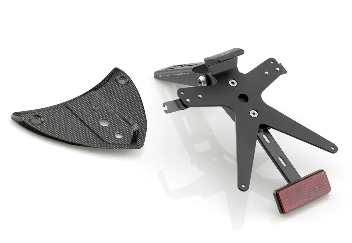 Rizoma Fox License Plate Support Kit Black For Bmw S 1000 R 14-20/S 1000 Rr 09-20 1