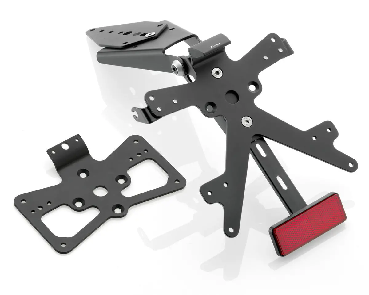 Rizoma Fox License Plate Support Kit Black For Bmw R Ninet/Pure/Racer/Urban G/S/Scrambler 14-20 1