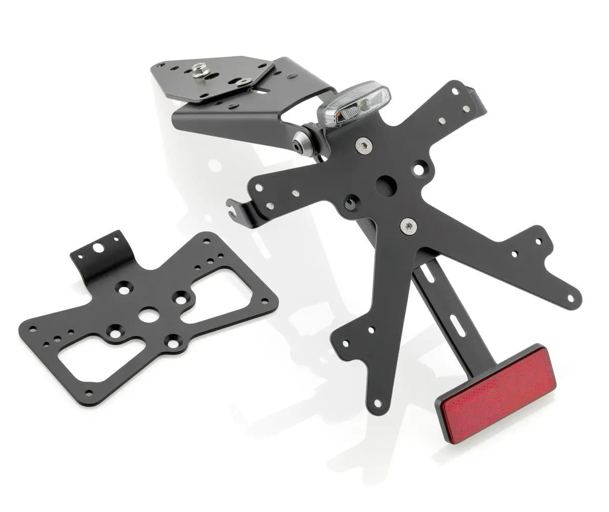 Rizoma Fox License Plate Support Kit Black W/Tail Light For Bmw R Ninet/Pure/Racer/Urban G/S/Scrambler 14-20 1