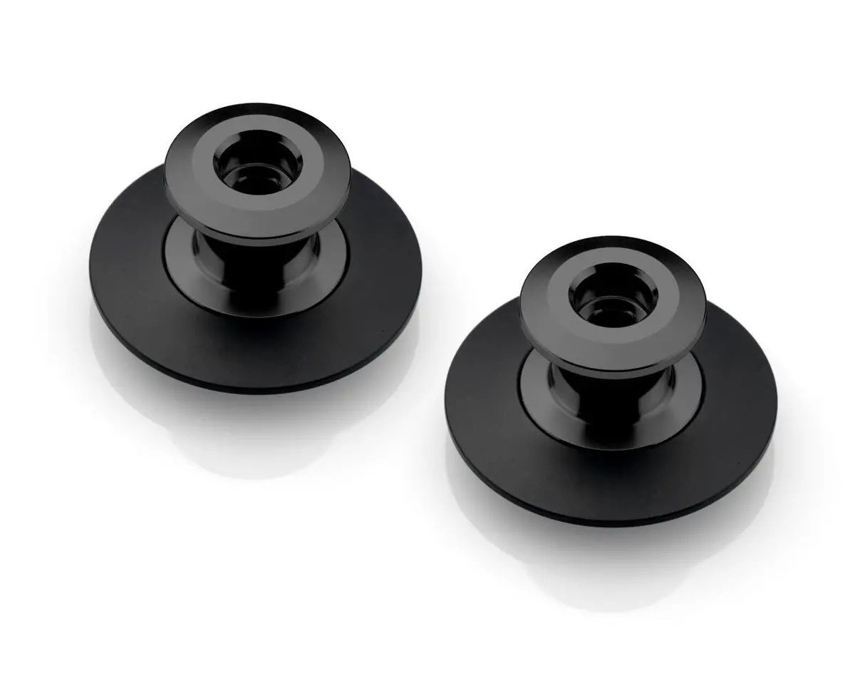 Rizoma Swingarm Spools Black For Ducati 899 Panigale/Monster 821/Aprilia Models/Triumph Street Triple/R Other Models 1