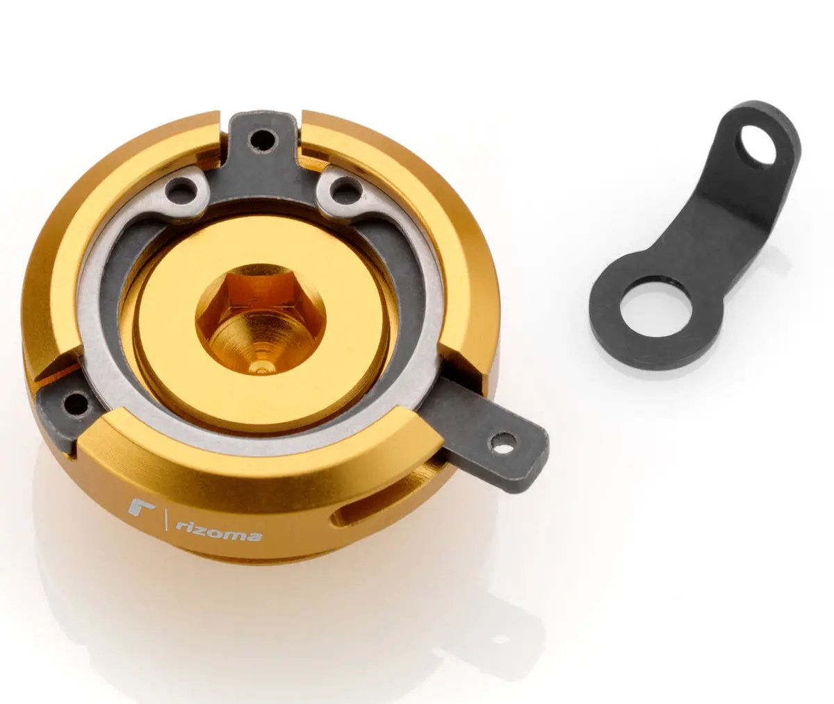 Rizoma Engine Oil Filler Cap Gold For Suzuki Models 1