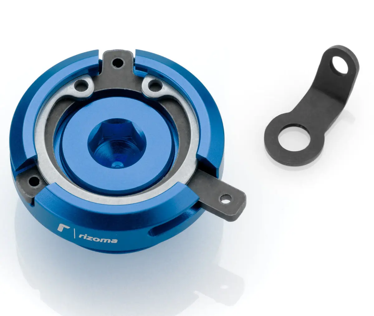 Rizoma Engine Oil Filler Cap Blue For Yamaha Mt-09 Tracer/Fj-09/Mt-09/Fz-09/Xsr900/Tmax 1
