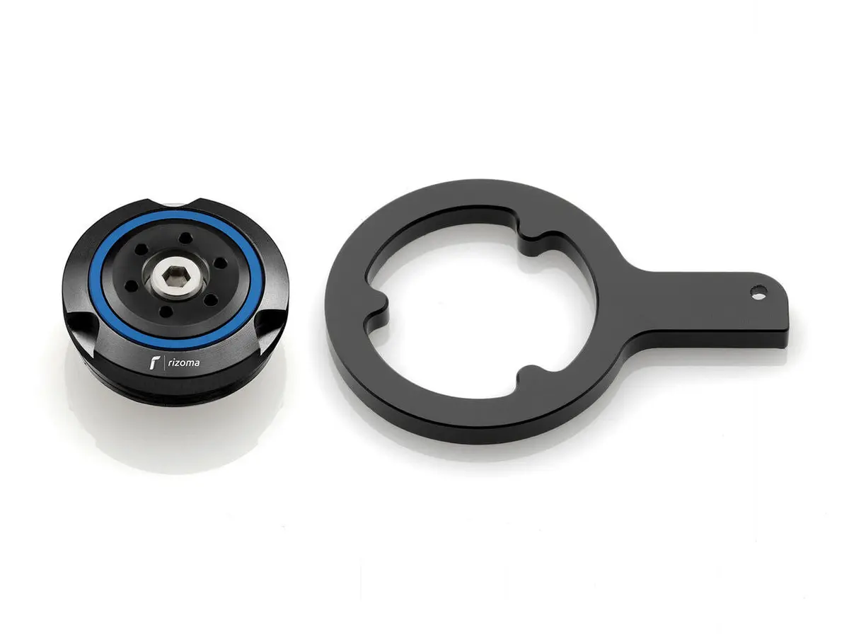 Rizoma Engine Oil Filler Cap Black For Bmw R 1200 R/R 1200 Gs/R Ninet Pure/Racer/Urban G/S/Scrambler/R 1200 Gs Adventure/Rallye 1