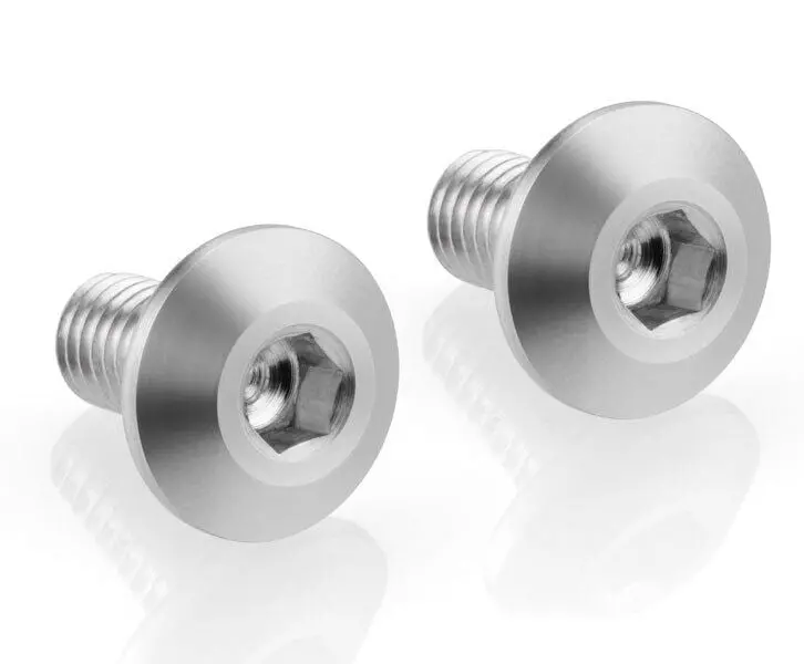 Rizoma Rear Frame Hole Cap Kit Silver For Bmw S 1000 R 14-20/S 1000 Rr 09-20/Honda Cb 1000 R 15-20 1