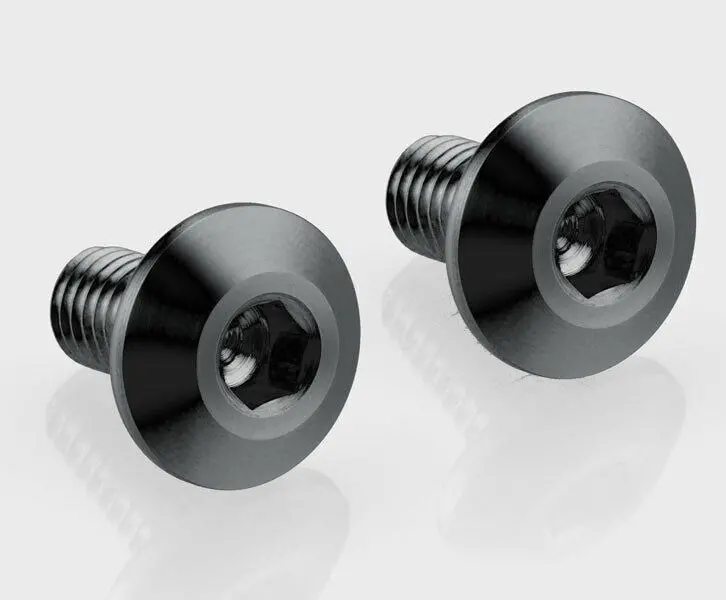 Rizoma Rear Frame Hole Cap Kit Black For Bmw S 1000 R 14-20/S 1000 Rr 09-20/Honda Cb 1000 R 15-20 1