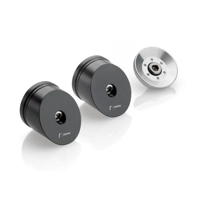 Rizoma Frame Hole Caps Kit Black For Bmw R 1200 Gs/R 1200 Gs Adventure/R 1200 Gs Rallye/R 1250 Gs 1